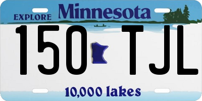 MN license plate 150TJL