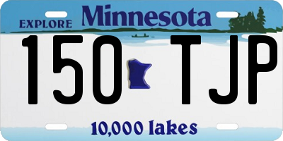 MN license plate 150TJP