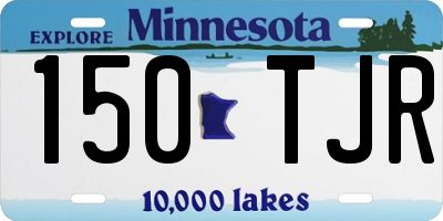 MN license plate 150TJR
