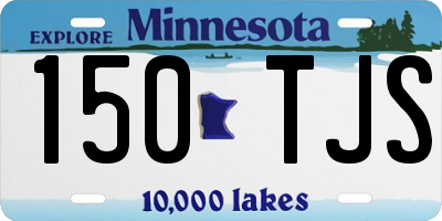 MN license plate 150TJS