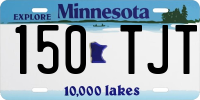 MN license plate 150TJT