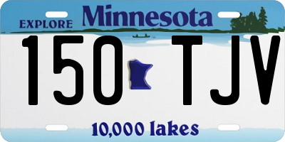 MN license plate 150TJV