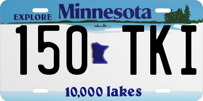 MN license plate 150TKI