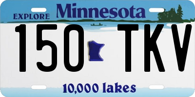 MN license plate 150TKV