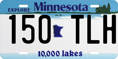 MN license plate 150TLH