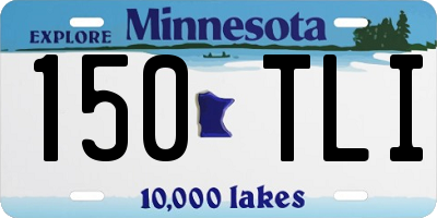 MN license plate 150TLI