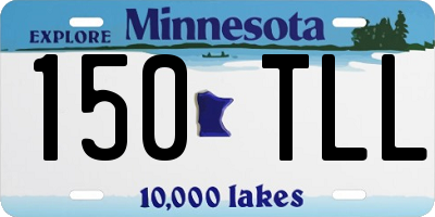 MN license plate 150TLL