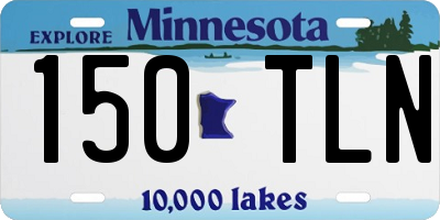 MN license plate 150TLN