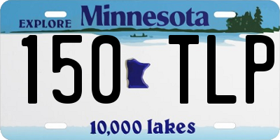 MN license plate 150TLP