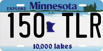 MN license plate 150TLR