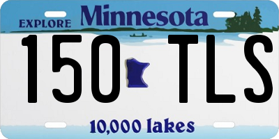 MN license plate 150TLS