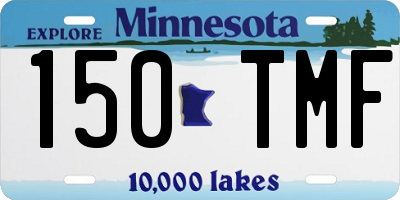 MN license plate 150TMF