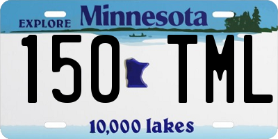 MN license plate 150TML