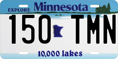 MN license plate 150TMN