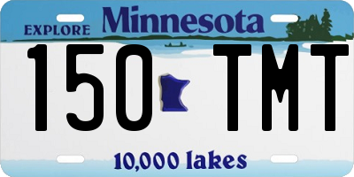 MN license plate 150TMT