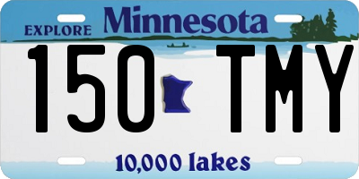 MN license plate 150TMY
