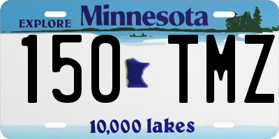 MN license plate 150TMZ