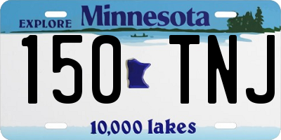 MN license plate 150TNJ