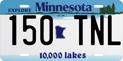 MN license plate 150TNL