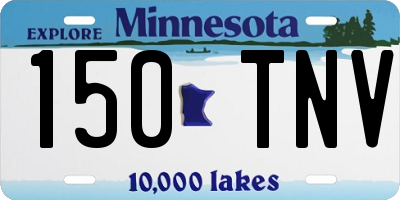 MN license plate 150TNV