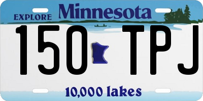MN license plate 150TPJ