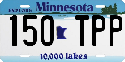 MN license plate 150TPP