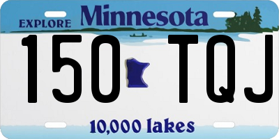 MN license plate 150TQJ