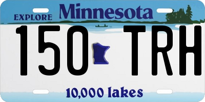 MN license plate 150TRH