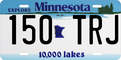 MN license plate 150TRJ