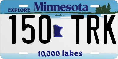 MN license plate 150TRK