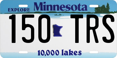 MN license plate 150TRS
