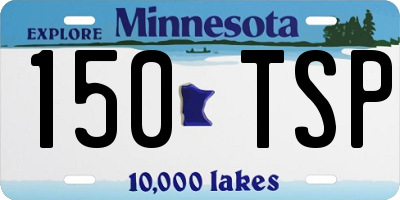 MN license plate 150TSP