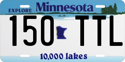 MN license plate 150TTL