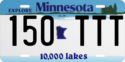 MN license plate 150TTT