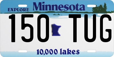 MN license plate 150TUG