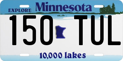 MN license plate 150TUL