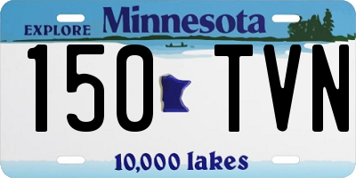 MN license plate 150TVN