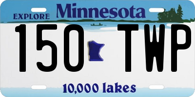 MN license plate 150TWP