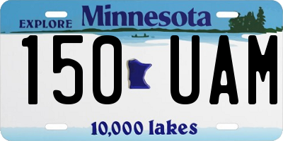 MN license plate 150UAM
