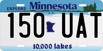MN license plate 150UAT