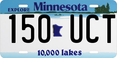 MN license plate 150UCT