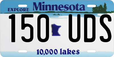 MN license plate 150UDS