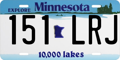 MN license plate 151LRJ