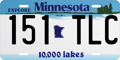 MN license plate 151TLC