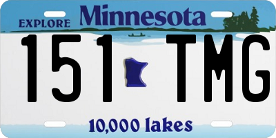 MN license plate 151TMG