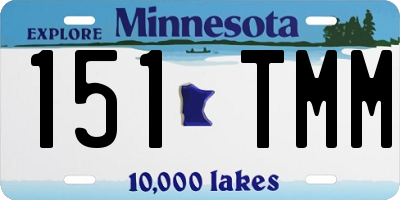 MN license plate 151TMM
