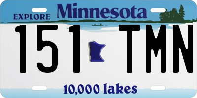 MN license plate 151TMN