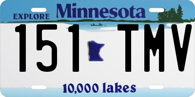MN license plate 151TMV