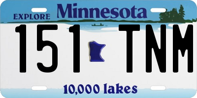 MN license plate 151TNM