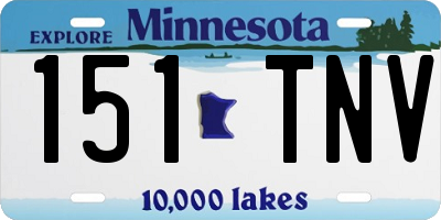 MN license plate 151TNV
